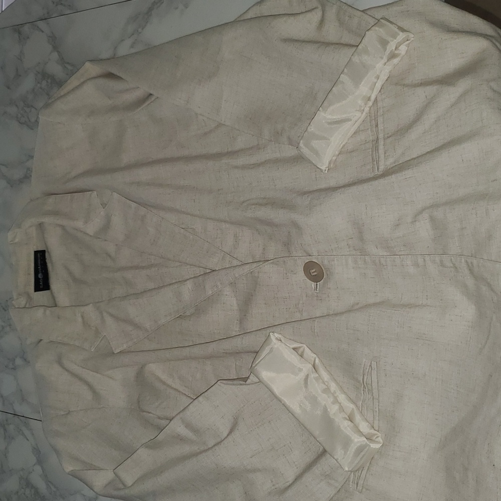 Sag harbor linen blend blazer